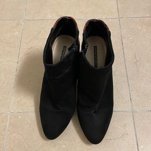Anthropologie | Faryl Robin Black Ankle Boots 3.5" Heel